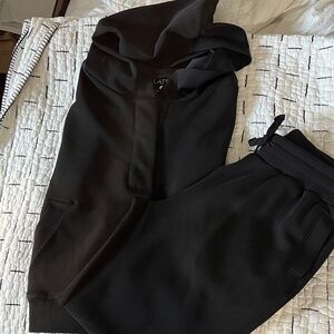 LATTES BY KATE, Yoga Black Women's Track Pants and  jacket.